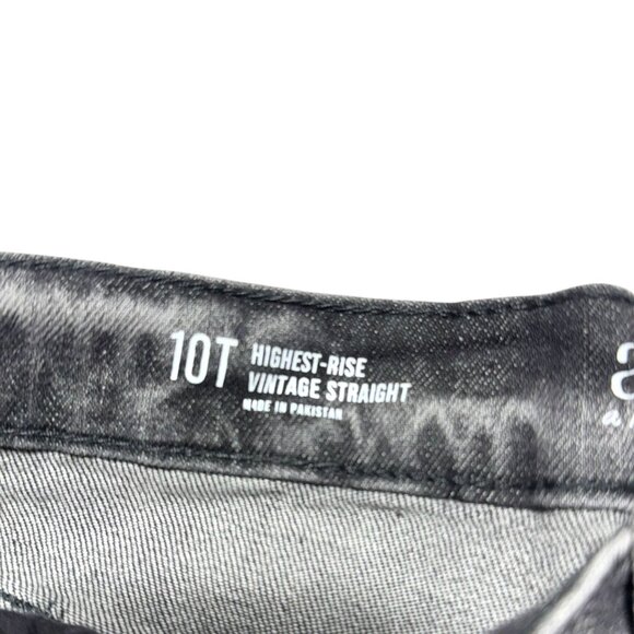 NWT A.N.A Highest Rise Vintage Straight Jeans Gray Size 10 Tall - Picture 4 of 12